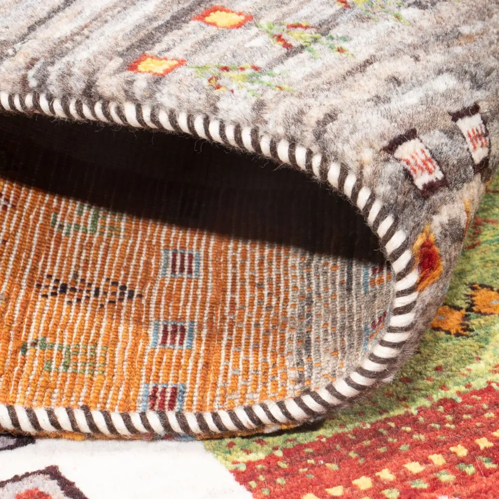 Gabbeh teppe - Loribaft persisk teppe - 249 x 173 cm - flerfarget