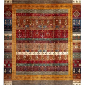 Gabbeh teppe - Loribaft persisk teppe - 250 x 173 cm - flerfarget
