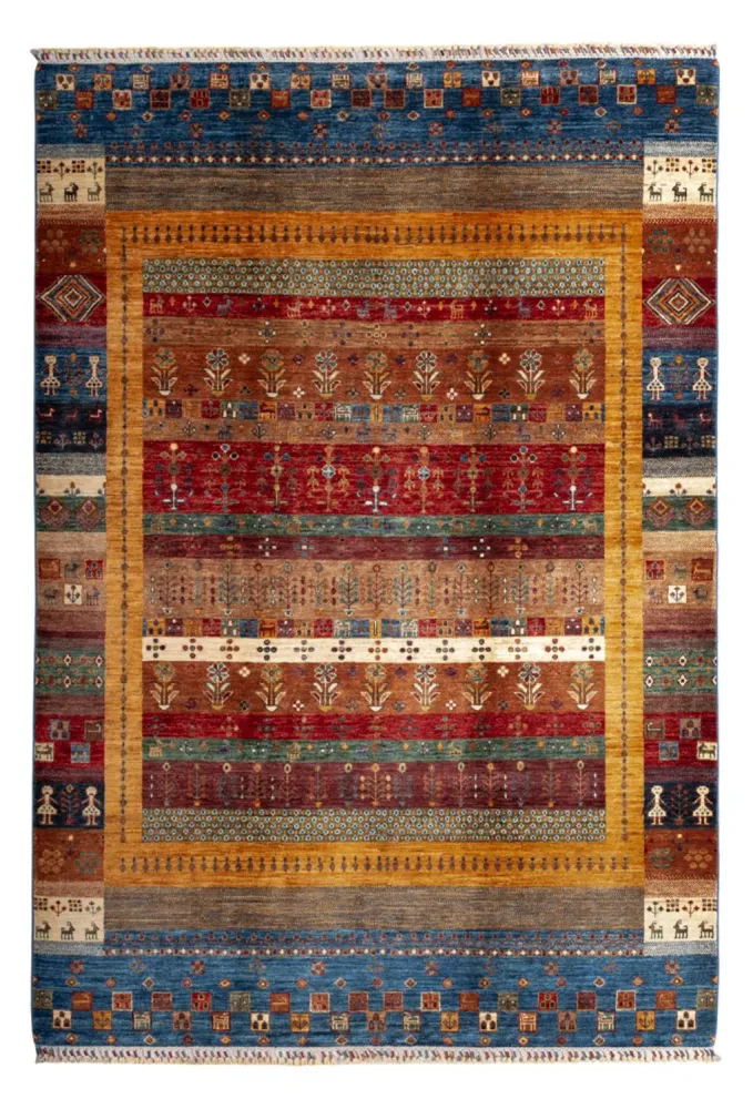 Gabbeh teppe - Loribaft persisk teppe - 250 x 173 cm - flerfarget