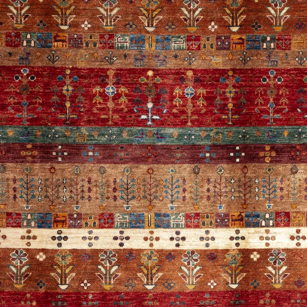 Gabbeh teppe - Loribaft persisk teppe - 250 x 173 cm - flerfarget
