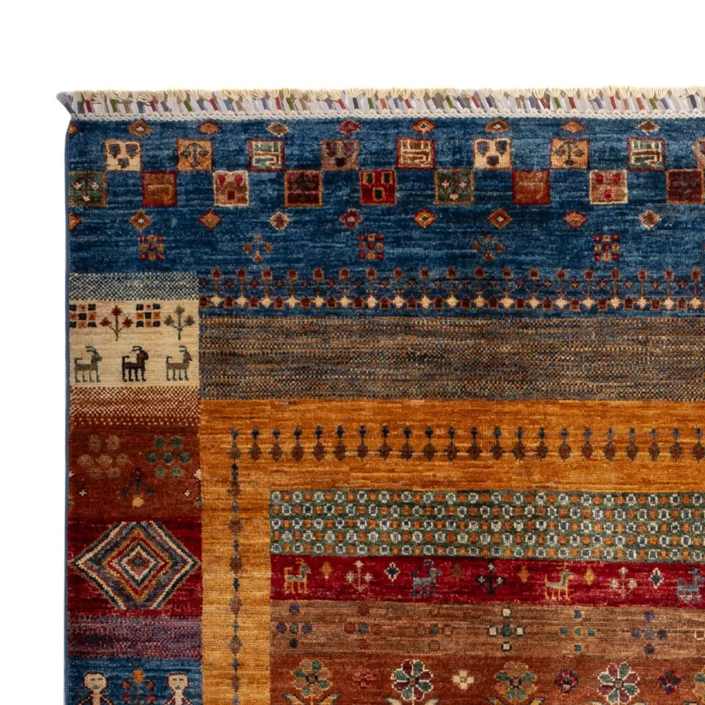 Gabbeh teppe - Loribaft persisk teppe - 250 x 173 cm - flerfarget