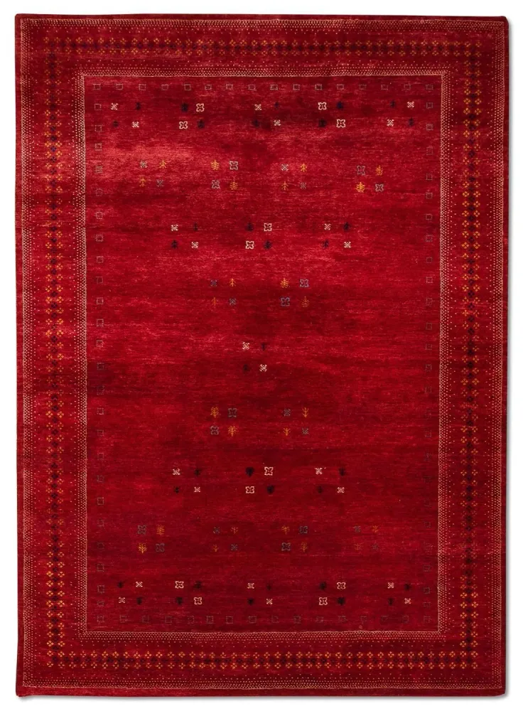 Gabbeh teppe - Loribaft persisk teppe - 250 x 200 cm - rød