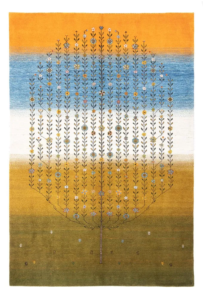 Gabbeh teppe - Loribaft persisk teppe - 251 x 168 cm - flerfarget