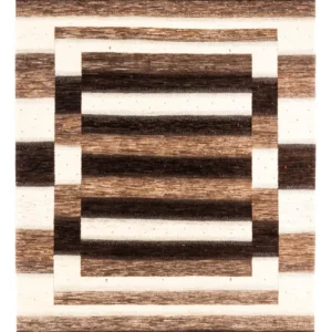 Gabbeh teppe - Loribaft persisk teppe - 257 x 221 cm - brun