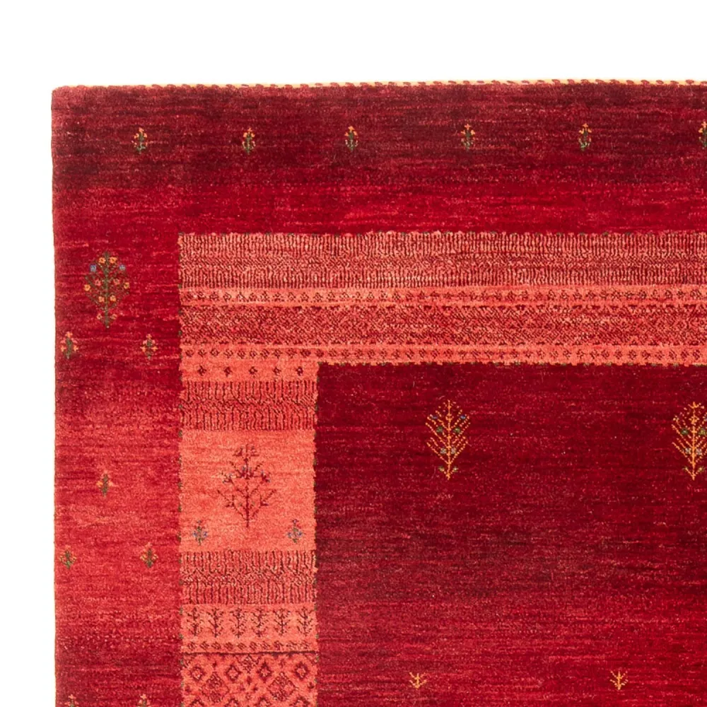 Gabbeh teppe - Loribaft persisk teppe - 257 x 173 cm - rød