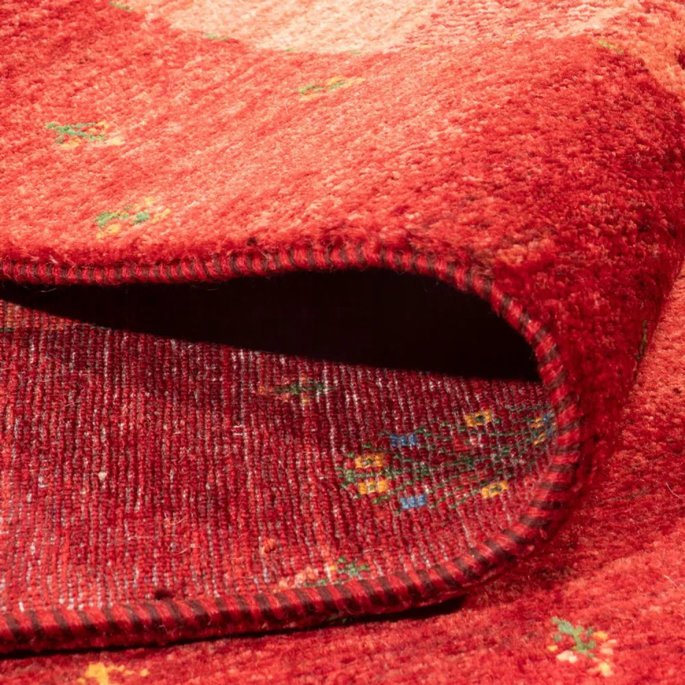 Gabbeh teppe - Loribaft persisk teppe - 257 x 173 cm - rød