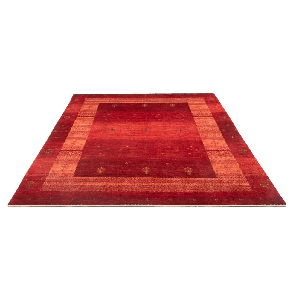 Gabbeh teppe - Loribaft persisk teppe - 257 x 173 cm - rød