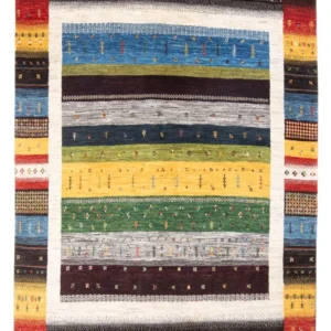 Gabbeh teppe - Loribaft persisk teppe - 260 x 178 cm - flerfarget