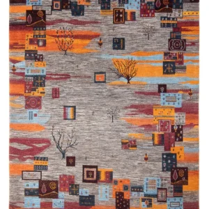 Gabbeh teppe - Loribaft persisk teppe - 276 x 204 cm - flerfarget