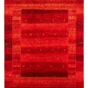 Gabbeh teppe - Loribaft persisk teppe - 277 x 220 cm - rød