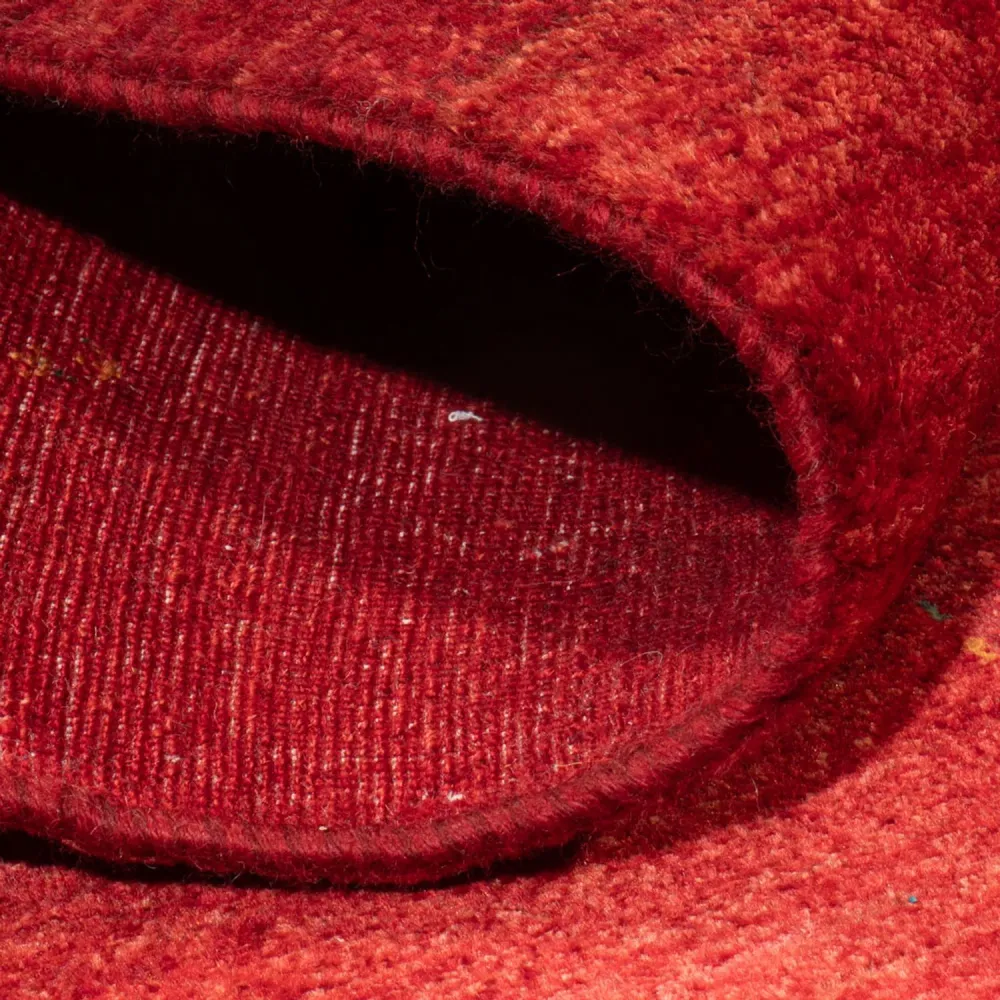 Gabbeh teppe - Loribaft persisk teppe - 282 x 213 cm - rød