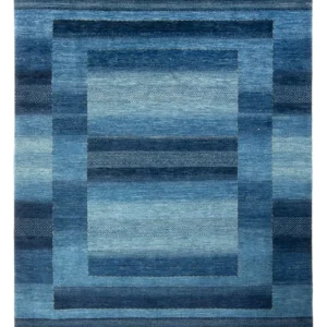 Gabbeh teppe - Loribaft persisk teppe - 286 x 212 cm - havblå
