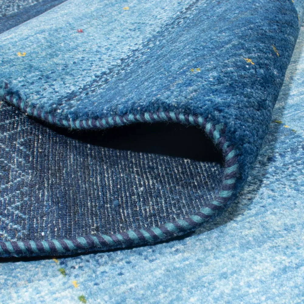 Gabbeh teppe - Loribaft persisk teppe - 286 x 212 cm - havblå