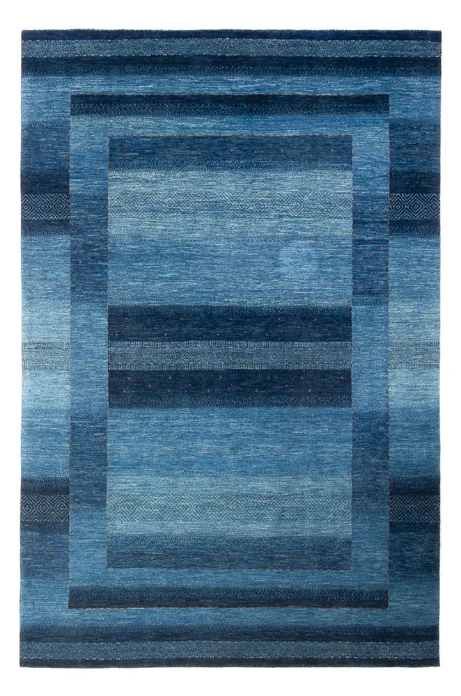 Gabbeh teppe - Loribaft persisk teppe - 287 x 196 cm - havblå