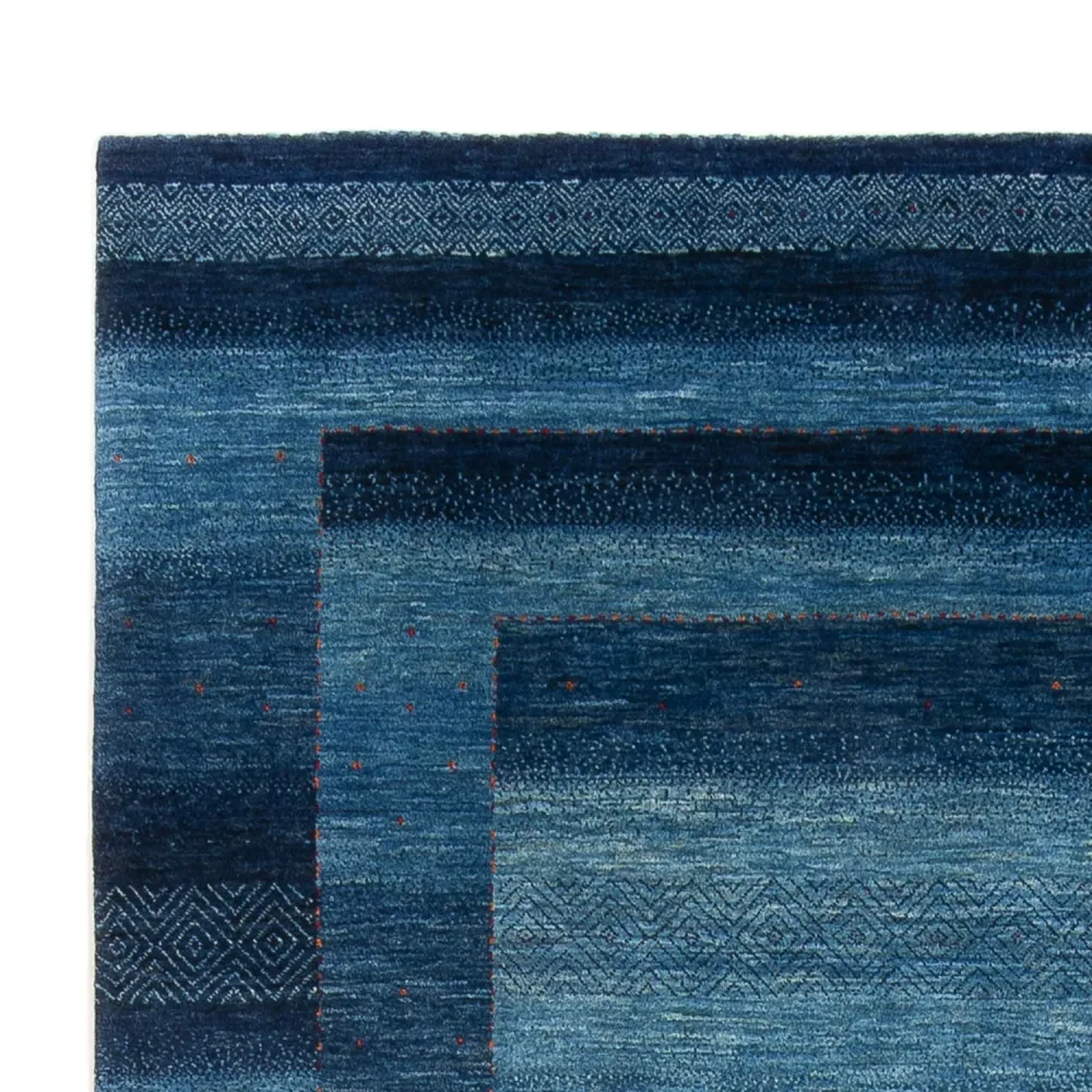 Gabbeh teppe - Loribaft persisk teppe - 287 x 196 cm - havblå