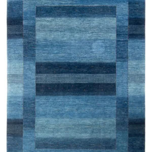 Gabbeh teppe - Loribaft persisk teppe - 287 x 196 cm - havblå