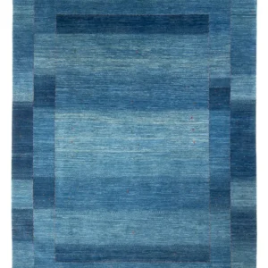 Gabbeh teppe - Loribaft persisk teppe - 297 x 216 cm - havblå