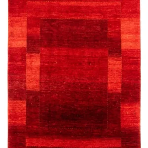 Gabbeh teppe - Loribaft persisk teppe - 298 x 198 cm - rød