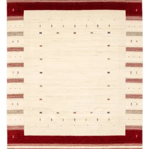 Gabbeh teppe - Loribaft persisk teppe - 298 x 203 cm - beige