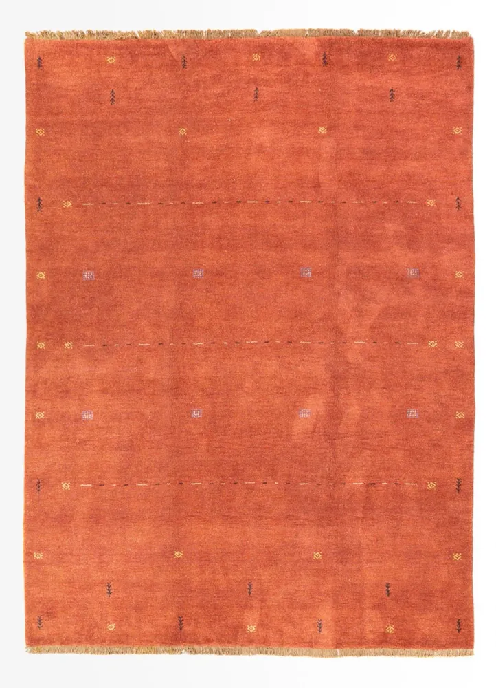 Gabbeh teppe - Loribaft persisk teppe - 300 x 240 cm - terrakotta