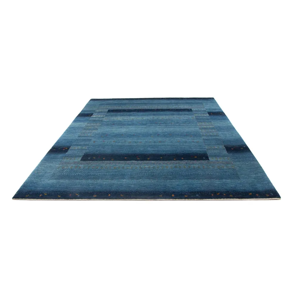 Gabbeh teppe - Loribaft persisk teppe - 300 x 214 cm - havblå