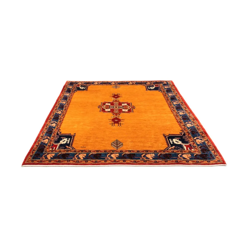 Gabbeh teppe - Loribaft persisk teppe - 300 x 210 cm - gull