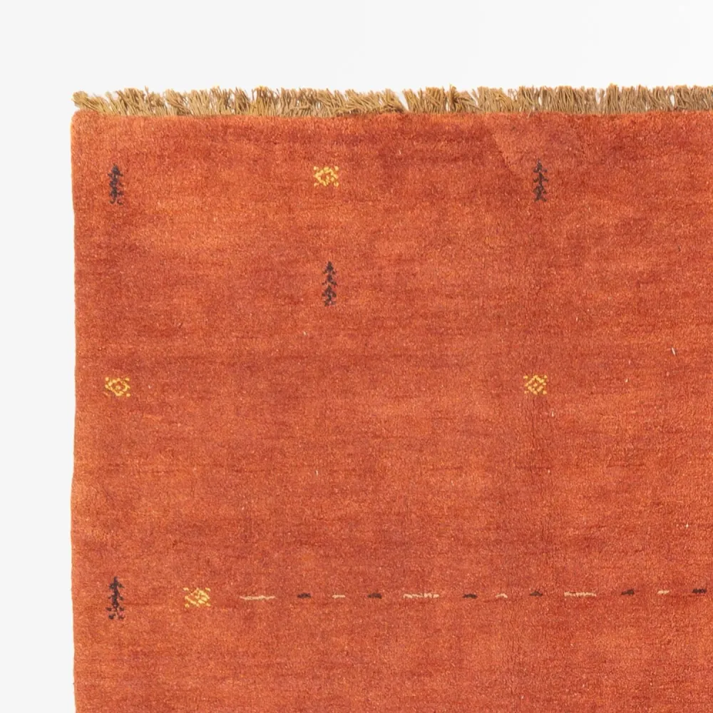 Gabbeh teppe - Loribaft persisk teppe - 300 x 240 cm - terrakotta