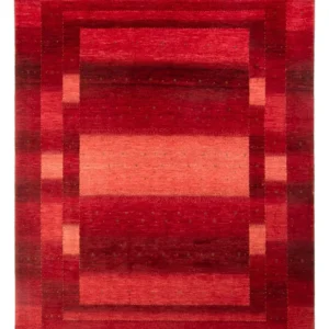 Gabbeh teppe - Loribaft persisk teppe - 302 x 222 cm - rød