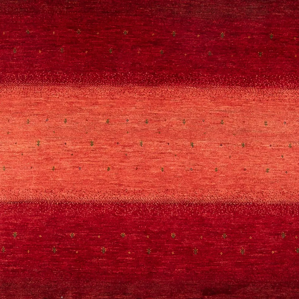 Gabbeh teppe - Loribaft persisk teppe - 302 x 222 cm - rød