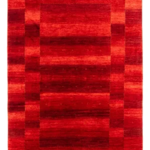 Gabbeh teppe - Loribaft persisk teppe - 303 x 210 cm - rød