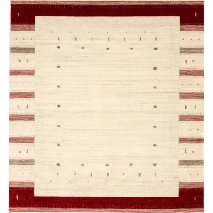 Gabbeh teppe - Loribaft persisk teppe - 304 x 207 cm - beige