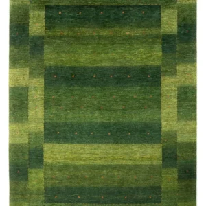 Gabbeh teppe - Loribaft persisk teppe - 306 x 212 cm - grønn