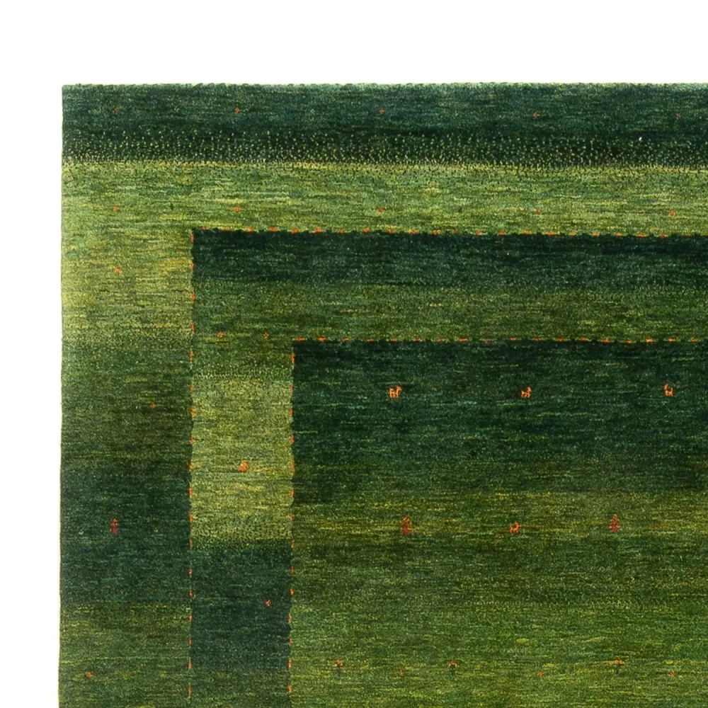 Gabbeh teppe - Loribaft persisk teppe - 306 x 212 cm - grønn