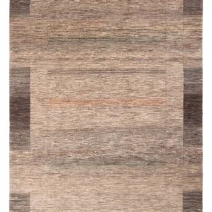 Gabbeh teppe - Loribaft persisk teppe - 307 x 228 cm - mørk beige