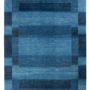 Gabbeh teppe - Loribaft persisk teppe - 312 x 214 cm - havblå