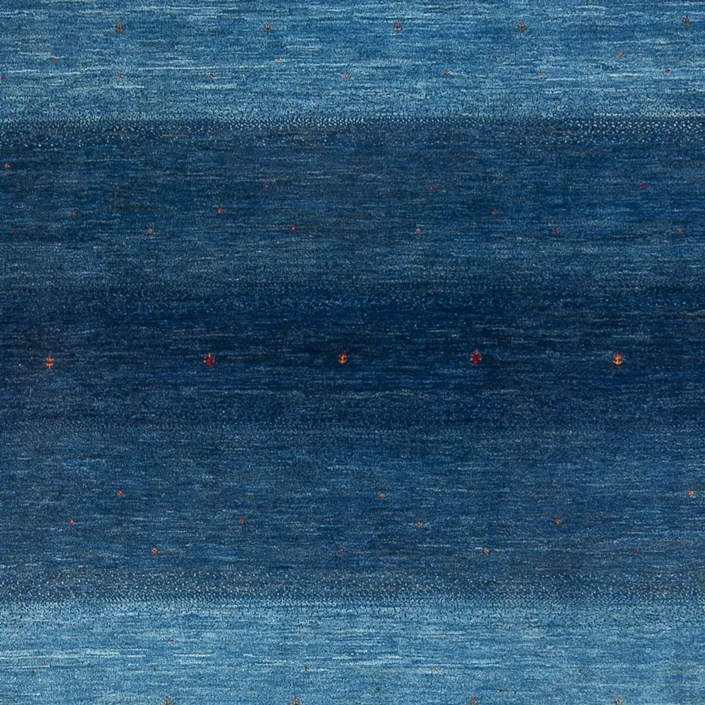 Gabbeh teppe - Loribaft persisk teppe - 331 x 222 cm - havblå