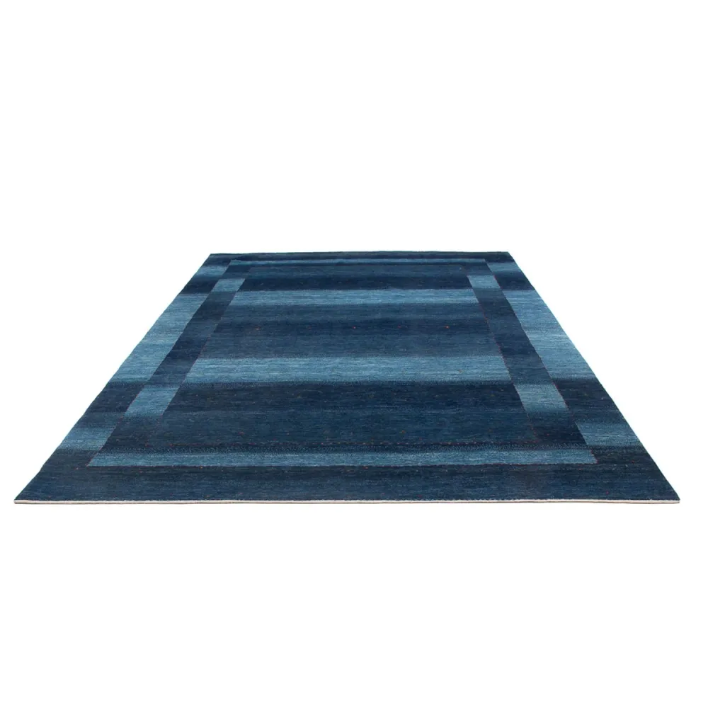 Gabbeh teppe - Loribaft persisk teppe - 331 x 222 cm - havblå