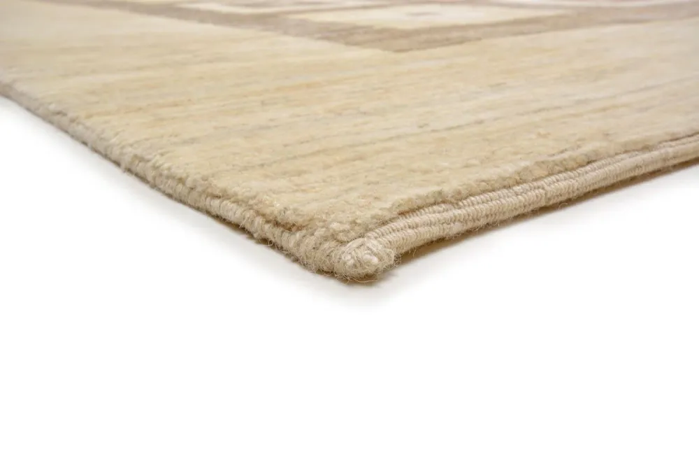Gabbeh teppe - Loribaft persisk teppe - 384 x 265 cm - lysebrun