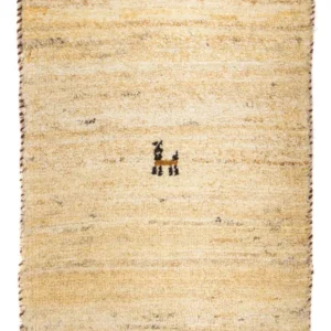Gabbeh teppe - Loribaft persisk teppe - 60 x 40 cm - beige