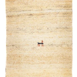 Gabbeh teppe - Loribaft persisk teppe - 60 x 40 cm - beige