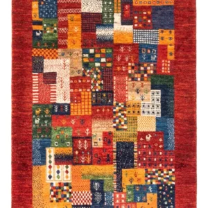 Gabbeh teppe - Loribaft persisk teppe - Royal - 123 x 87 cm - flerfarget