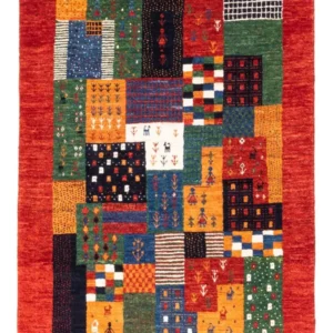 Gabbeh teppe - Loribaft persisk teppe - Royal - 118 x 84 cm - flerfarget