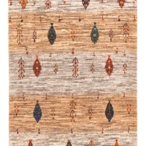 Gabbeh teppe - Loribaft persisk teppe - Royal - 125 x 85 cm - grå