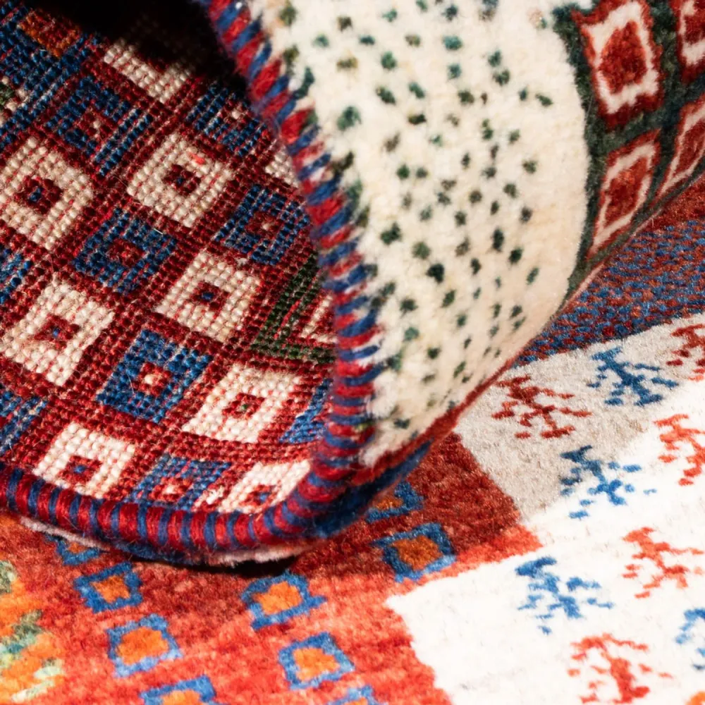 Gabbeh teppe - Loribaft persisk teppe - Royal - 123 x 80 cm - flerfarget