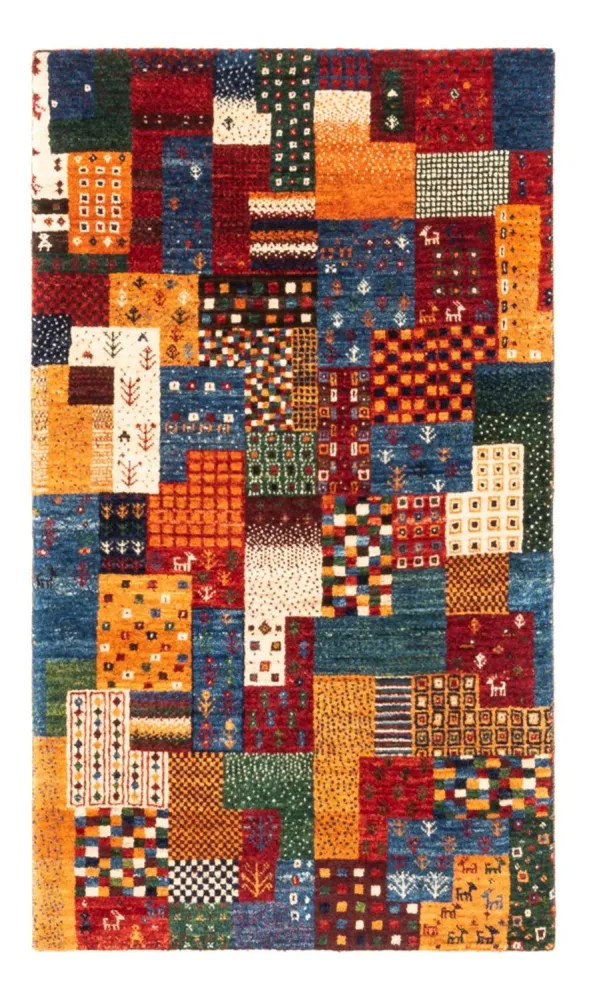Gabbeh teppe - Loribaft persisk teppe - Royal - 132 x 80 cm - flerfarget