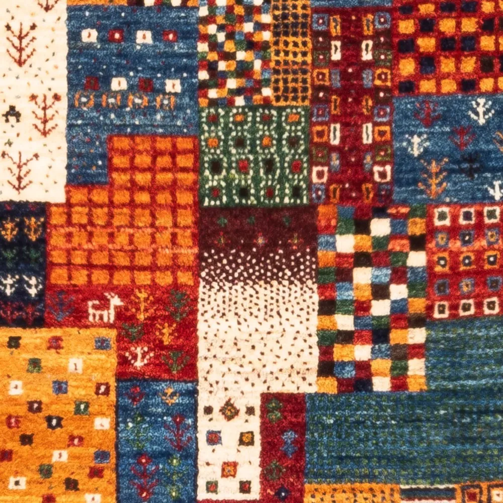 Gabbeh teppe - Loribaft persisk teppe - Royal - 132 x 80 cm - flerfarget