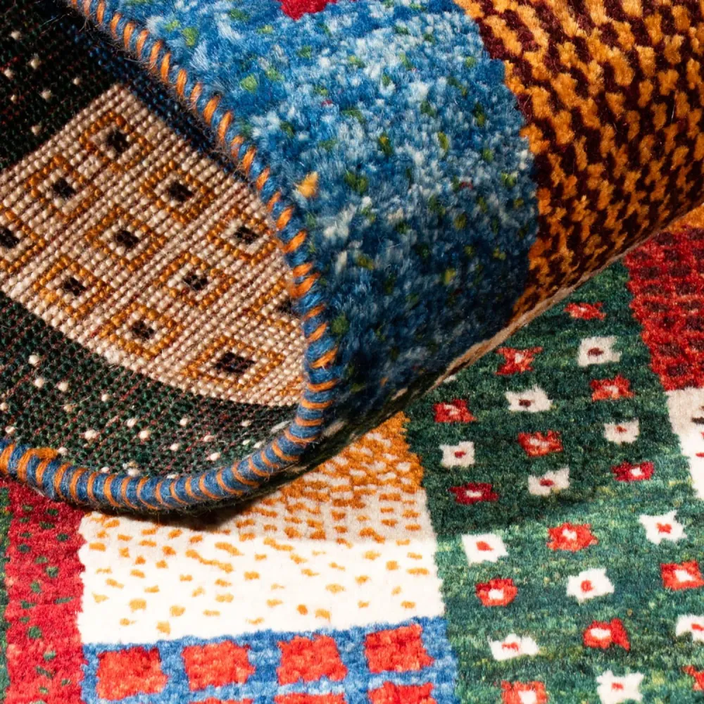 Gabbeh teppe - Loribaft persisk teppe - Royal - 132 x 80 cm - flerfarget