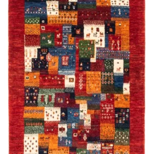 Gabbeh teppe - Loribaft persisk teppe - Royal - 127 x 84 cm - flerfarget