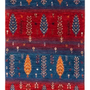 Gabbeh teppe - Loribaft persisk teppe - Royal - 130 x 82 cm - flerfarget