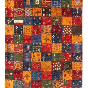 Gabbeh teppe - Loribaft persisk teppe - Royal - 119 x 85 cm - flerfarget